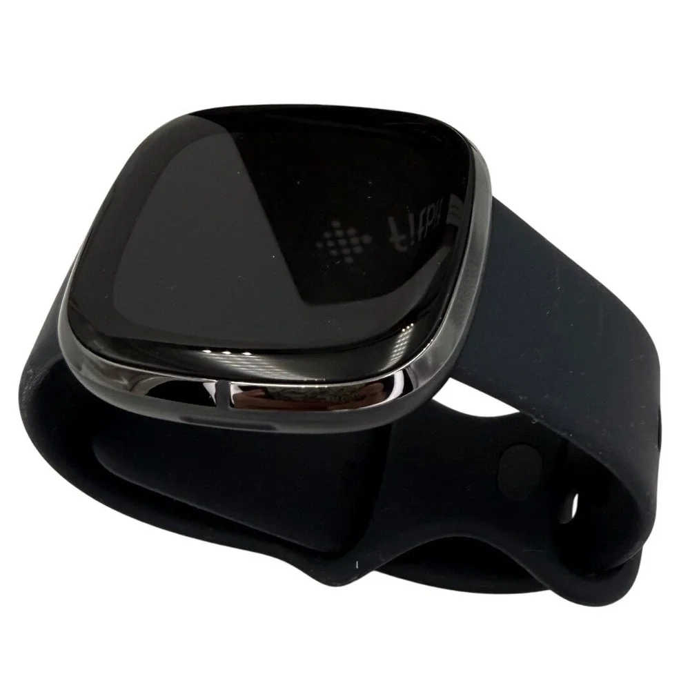 Fitbit Sense Smartwatch Carbon Graphite Stainless Steel FB512 Smart Watch Black